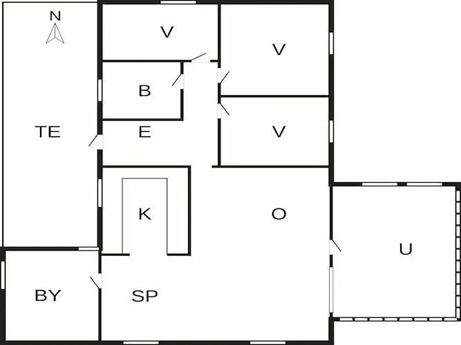 Дом отдыха 6 Person In Norre Nebel-by Traum Norre Nebel